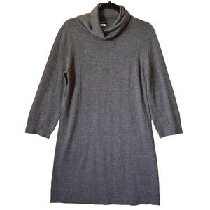 J. Crew Factory Gray Midi Dress